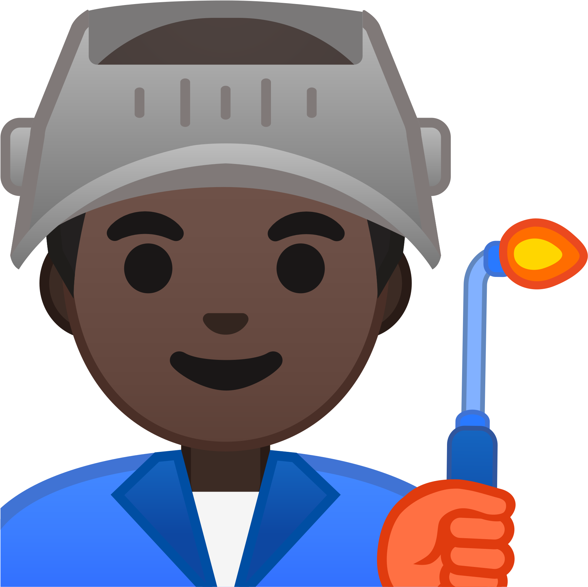 Oreo Clipart Factory - Factory Worker Emoji - Png Download (2000x2000), Png Download