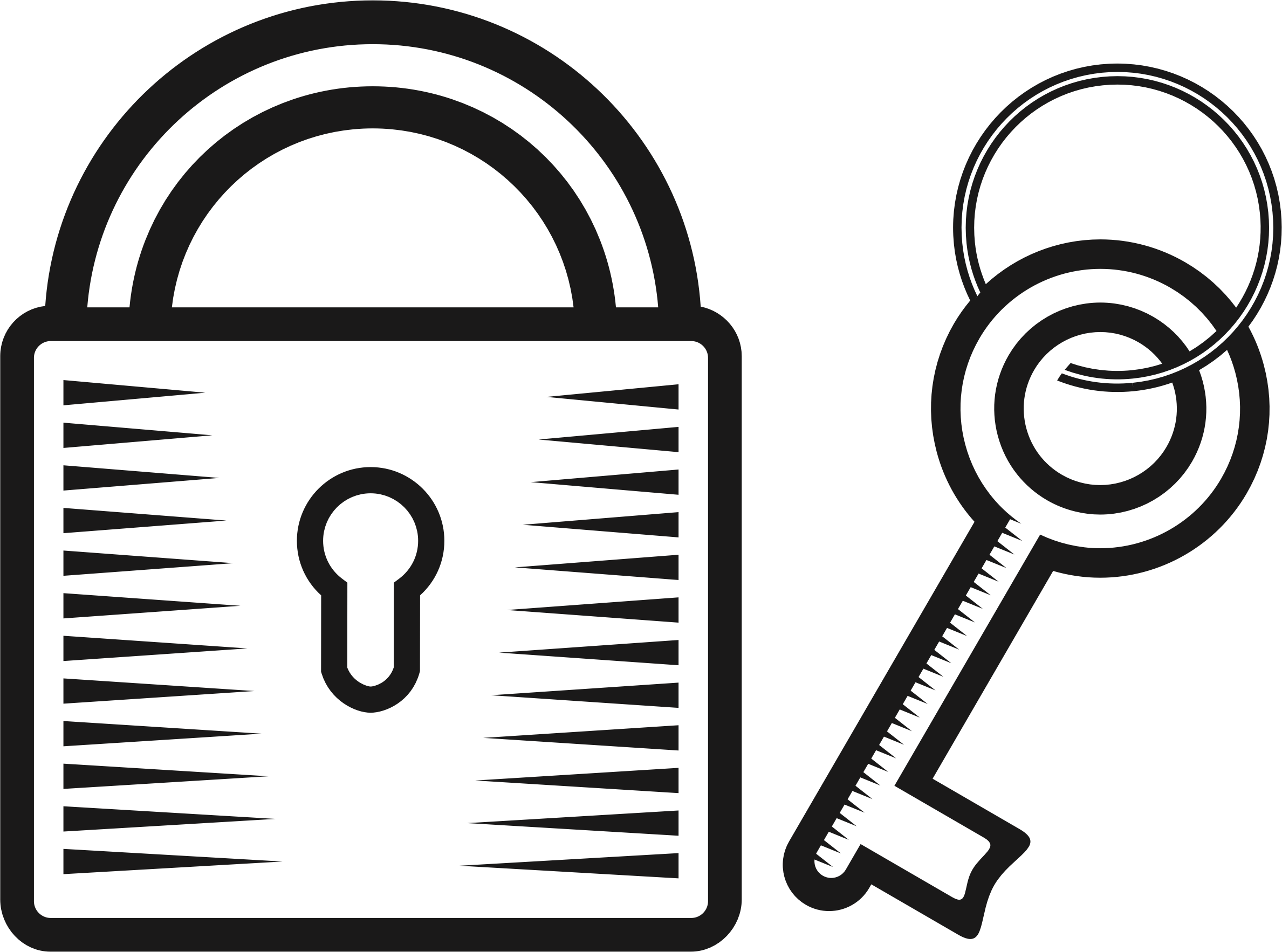 Padlock And Key Clipart - Lock And Key Clip Art - Png Download (2377x1766), Png Download