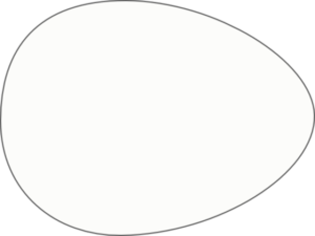 Egg Clipart Outline - White Circle Png Transparent (640x480), Png Download