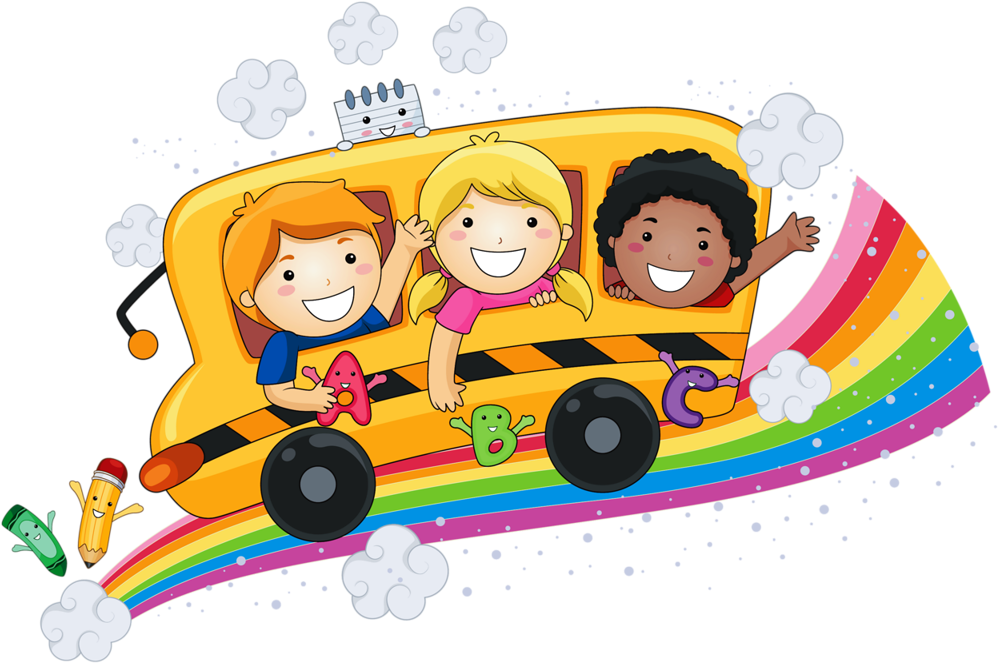 Kids Png Clip Art School And Crayons - School Kids Vector Png ...