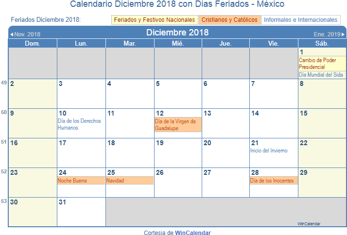 Calendario Con Dias - Holidays In February 2019 Clipart (720x498), Png Download