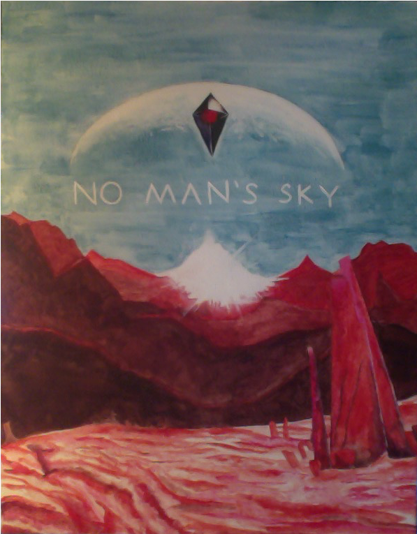 Fan Workno Man's Sky - Painting Clipart (720x1080), Png Download