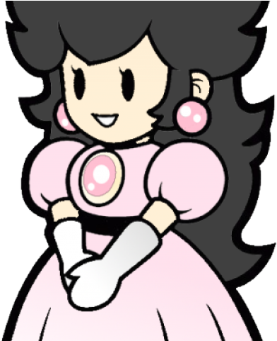 Princess Peach Clipart Transparent Tumblr - Paper Mario Peach Transparent - Png Download (640x480), Png Download