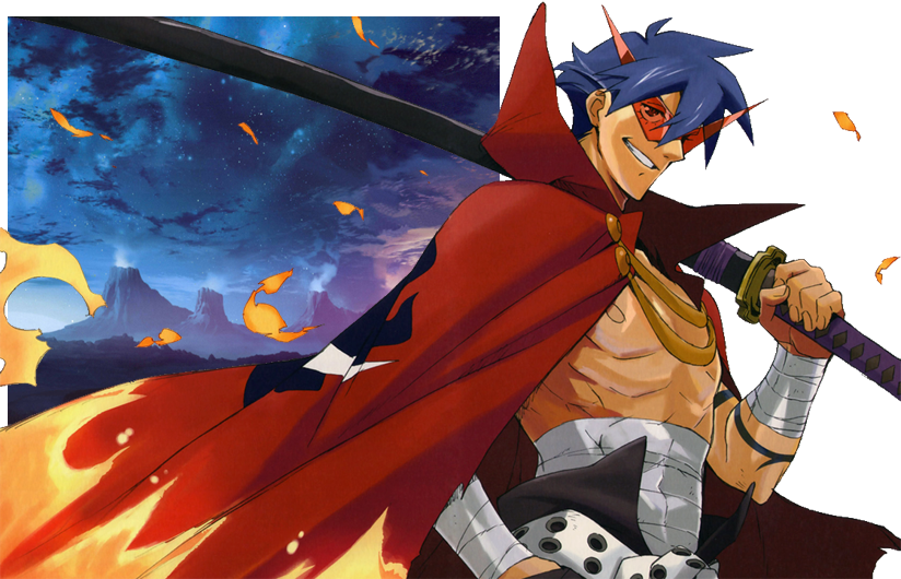 Tengen Toppa Gurren Lagann 3 , Png Download - Gurren Lagann Kamina Sword Clipart (824x530), Png Download
