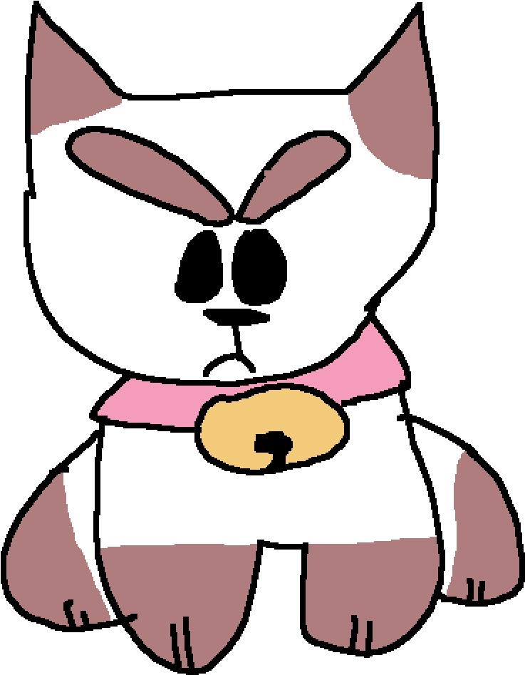 Puppycat - Cartoon Clipart (1000x1000), Png Download
