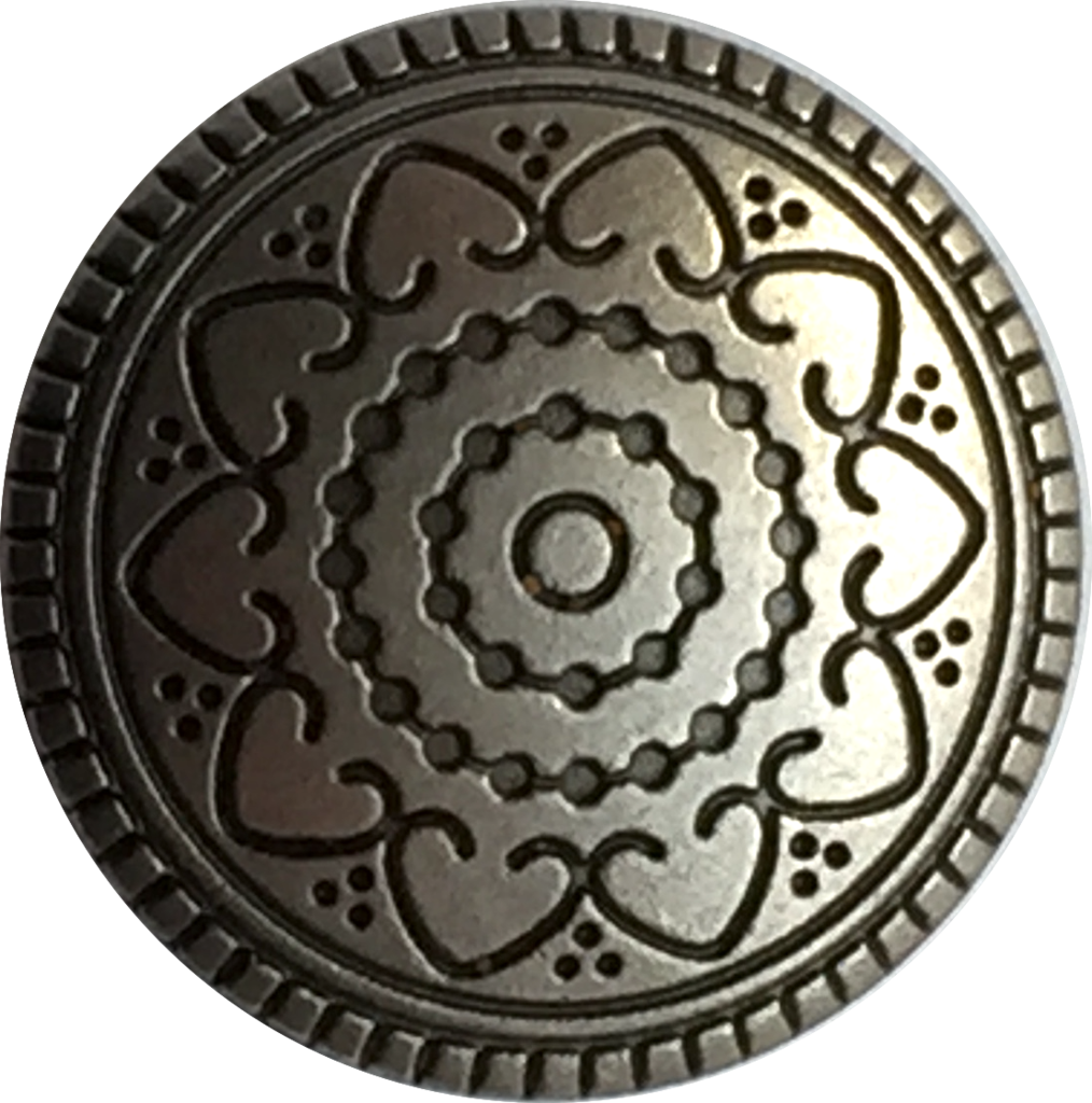 Ten Hearts Metal Button 1/2" Sale $1 - Circle Clipart (1014x1024), Png Download