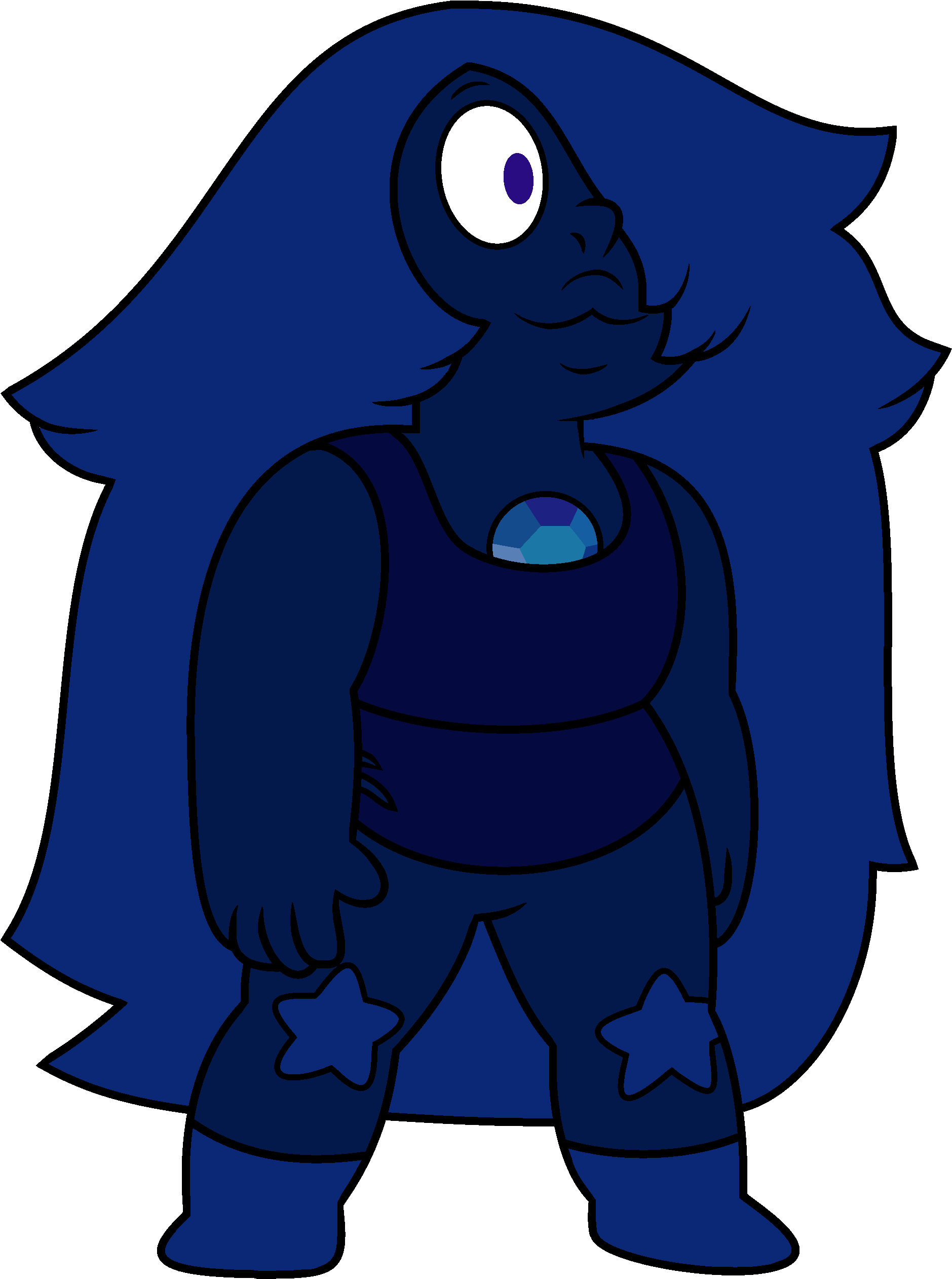 Amethyst As Blue Diamond - Cartoon Clipart (1879x2524), Png Download