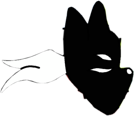 #fox #foxmast #mask #gacha #gachalife #freetoedit - Illustration Clipart (448x387), Png Download
