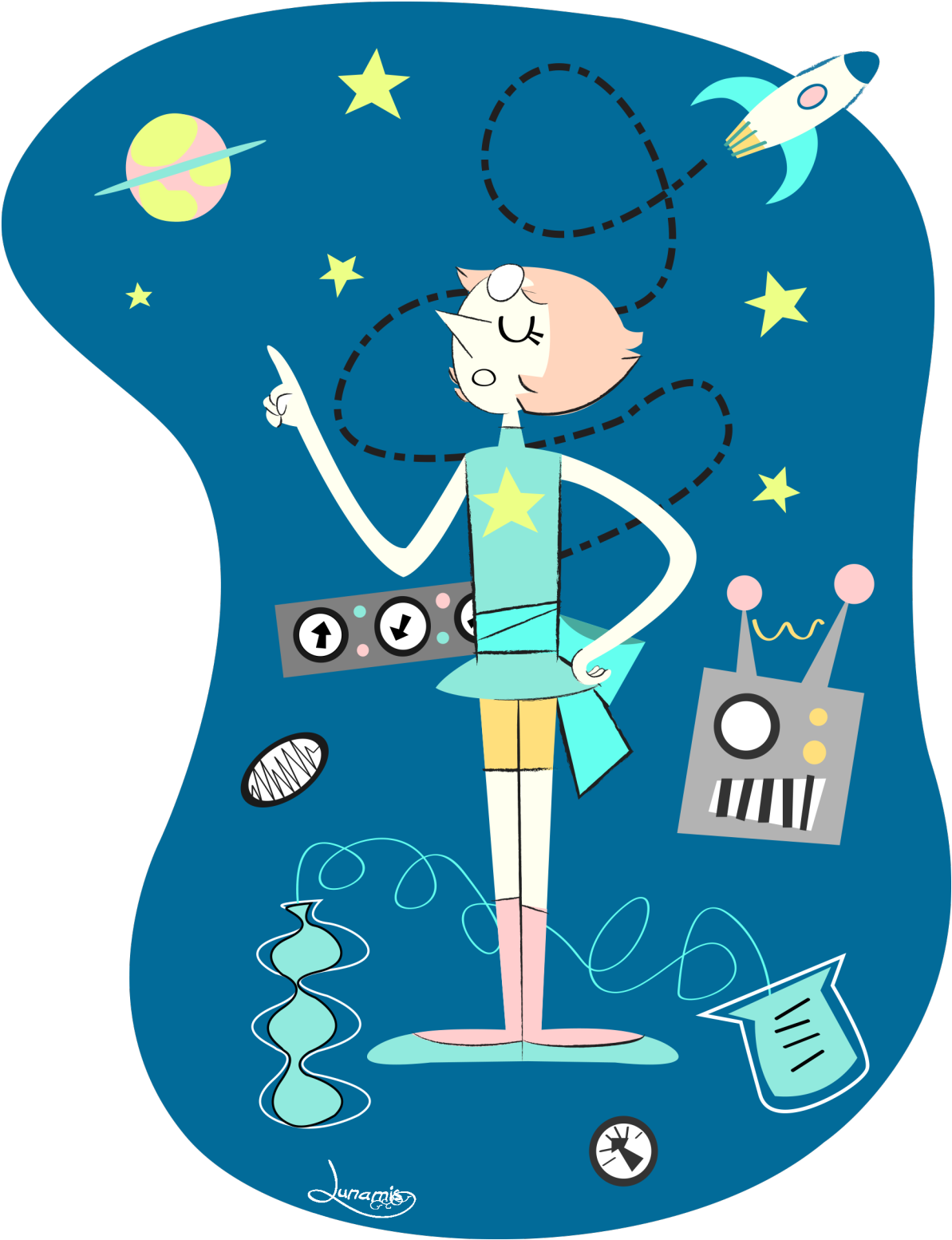 Universe Clipart Tumblr Science - Illustration - Png Download (1280x1668), Png Download