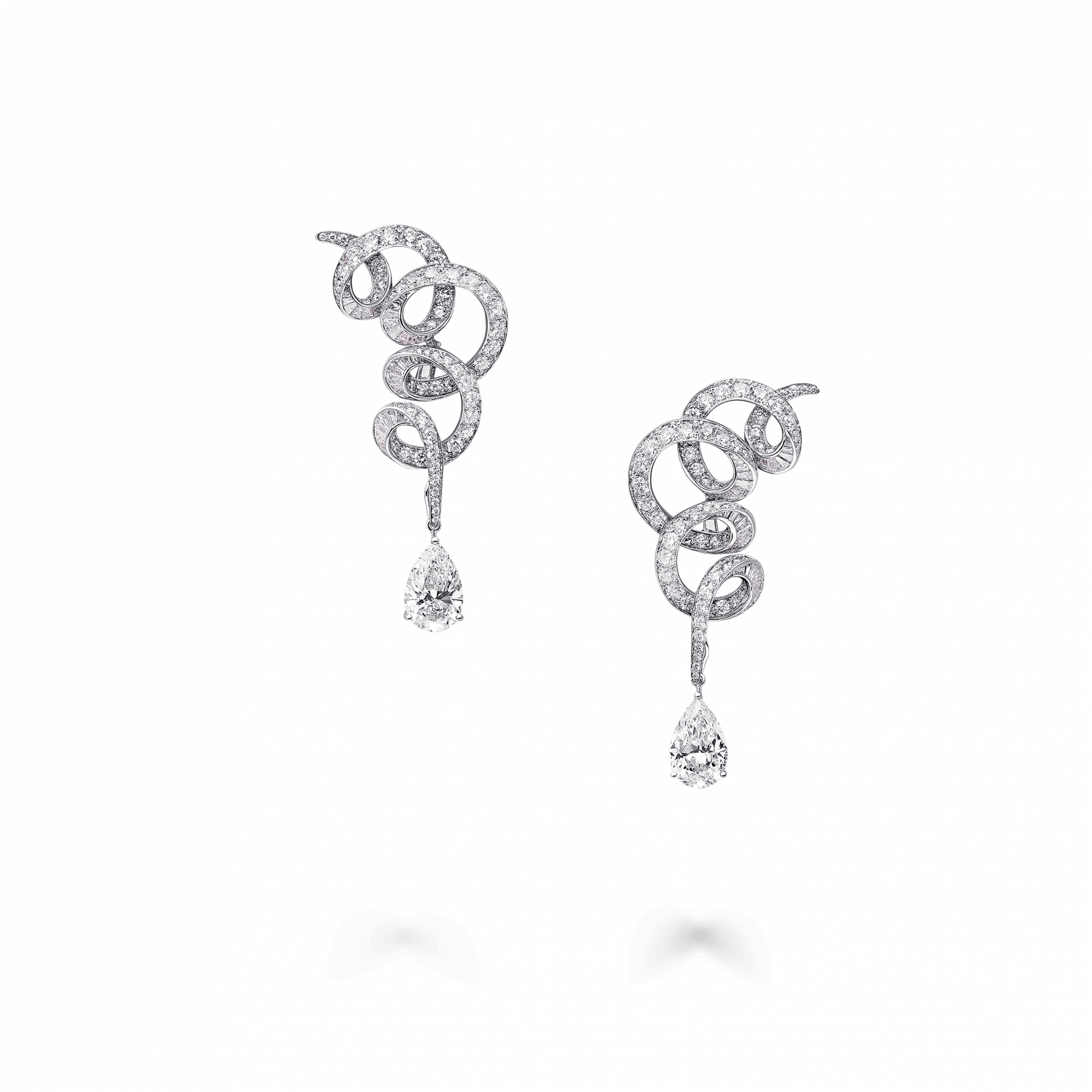 Graff High Jewellery Diamond Earrings - Earrings Clipart (2000x2000), Png Download