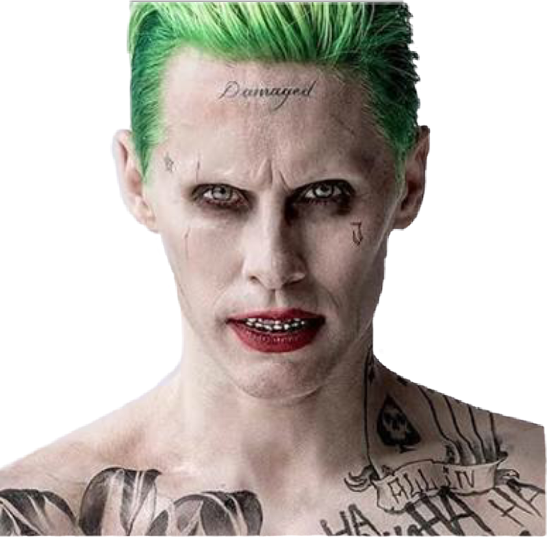 Jared Leto Joker Makeup , Png Download - Joker Maquillage Jared Leto Clipart (799x786), Png Download