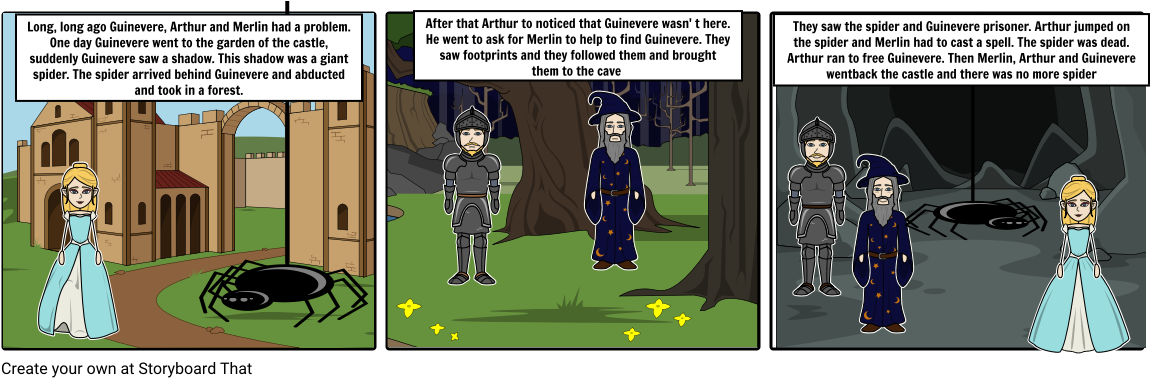 The History Of Guinevere - Cartoon Clipart (1164x385), Png Download