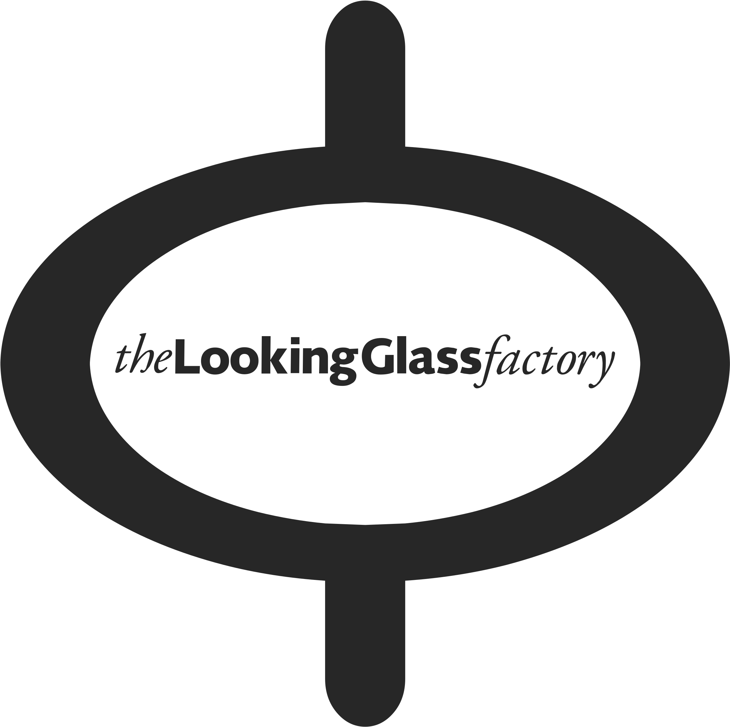 The Looking Glass Factory Logo Png Transparent - Circle Clipart (2400x2400), Png Download