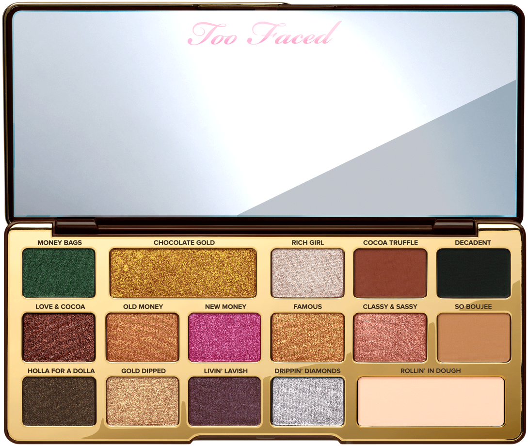 Popluxe - Palette Too Faced Chocolate Gold Clipart (1200x1080), Png Download