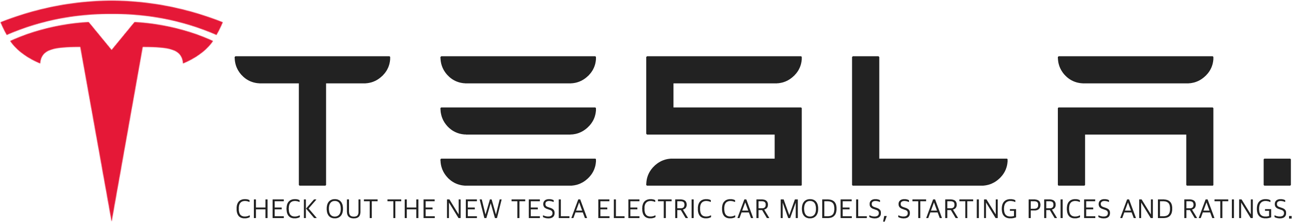 Tesla Car Usa - Tesla Motors Clipart (2778x819), Png Download