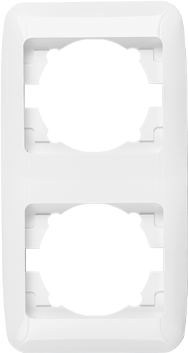 Fantasy Double Frame Vertical White - Circle Clipart (600x534), Png Download