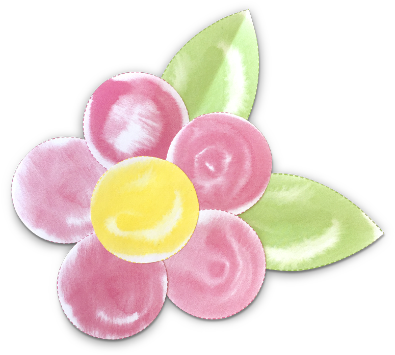 Time To Get Creative With Paper Flowers - Cute Little Flowers Png Clipart (775x698), Png Download