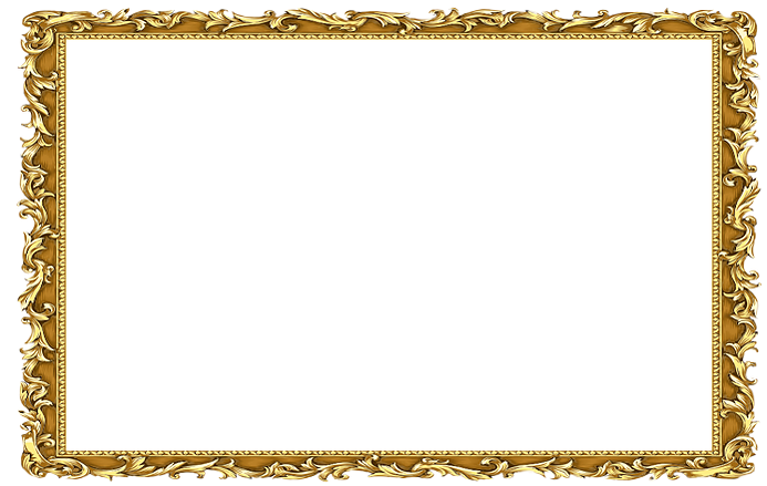 Home - Gold Frame Clipart (699x449), Png Download