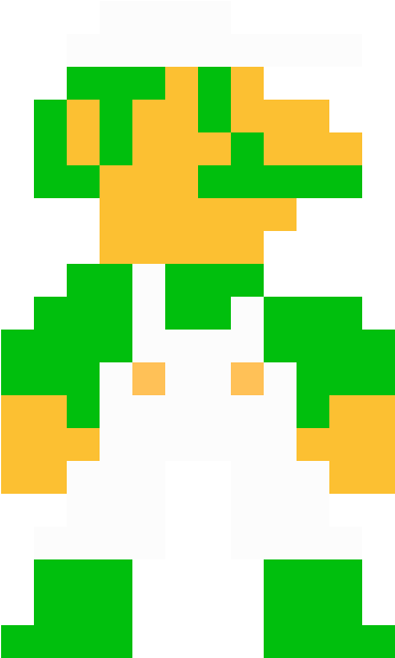 How Luigi Should Have Looked In Super Mario Bros - Super Mario Bros 1 Luigi Clipart (720x810), Png Download