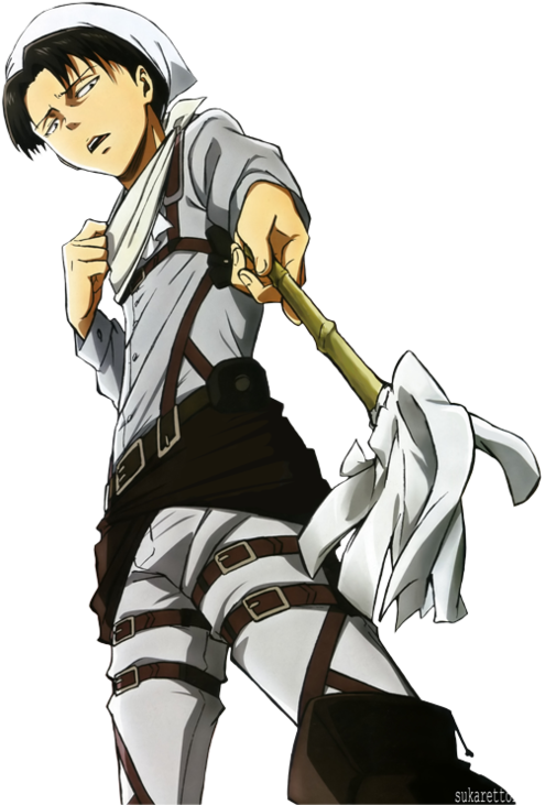 #annie #attackontitan #bertholdt #christa #hangezoe - Levi Ackerman Cleaning Clipart (500x740), Png Download