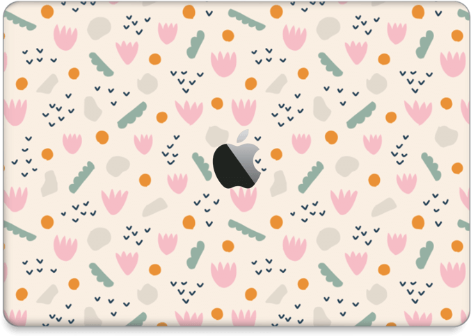 Paper Flower Skin Macbook Pro 13” 2016- - Art Clipart (800x562), Png Download