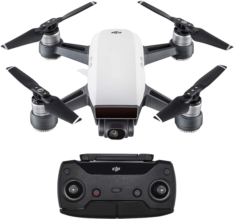 Dji Spark Fly More Combo Render Itok - Dji Spark With Controller Clipart (800x800), Png Download