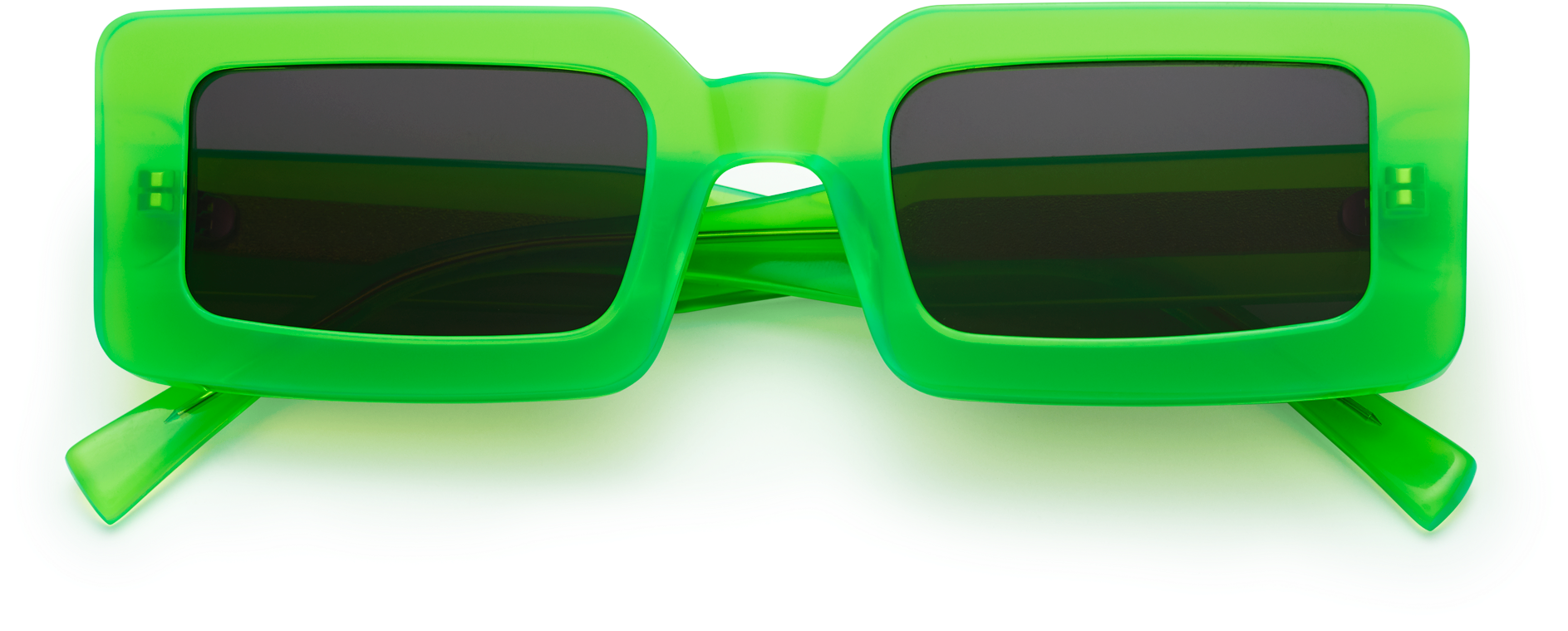 Neon Kryptonite Green - Sunglasses Clipart (2000x2000), Png Download