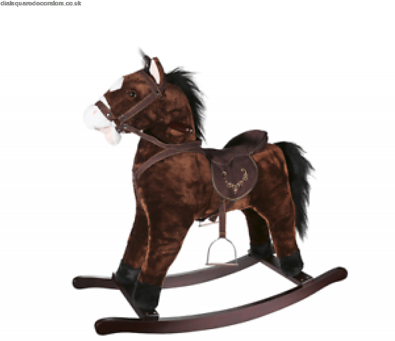 Most Popular Children Ride On Rocking Horse Baby Nursery - Rocking Horse Clipart (800x785), Png Download