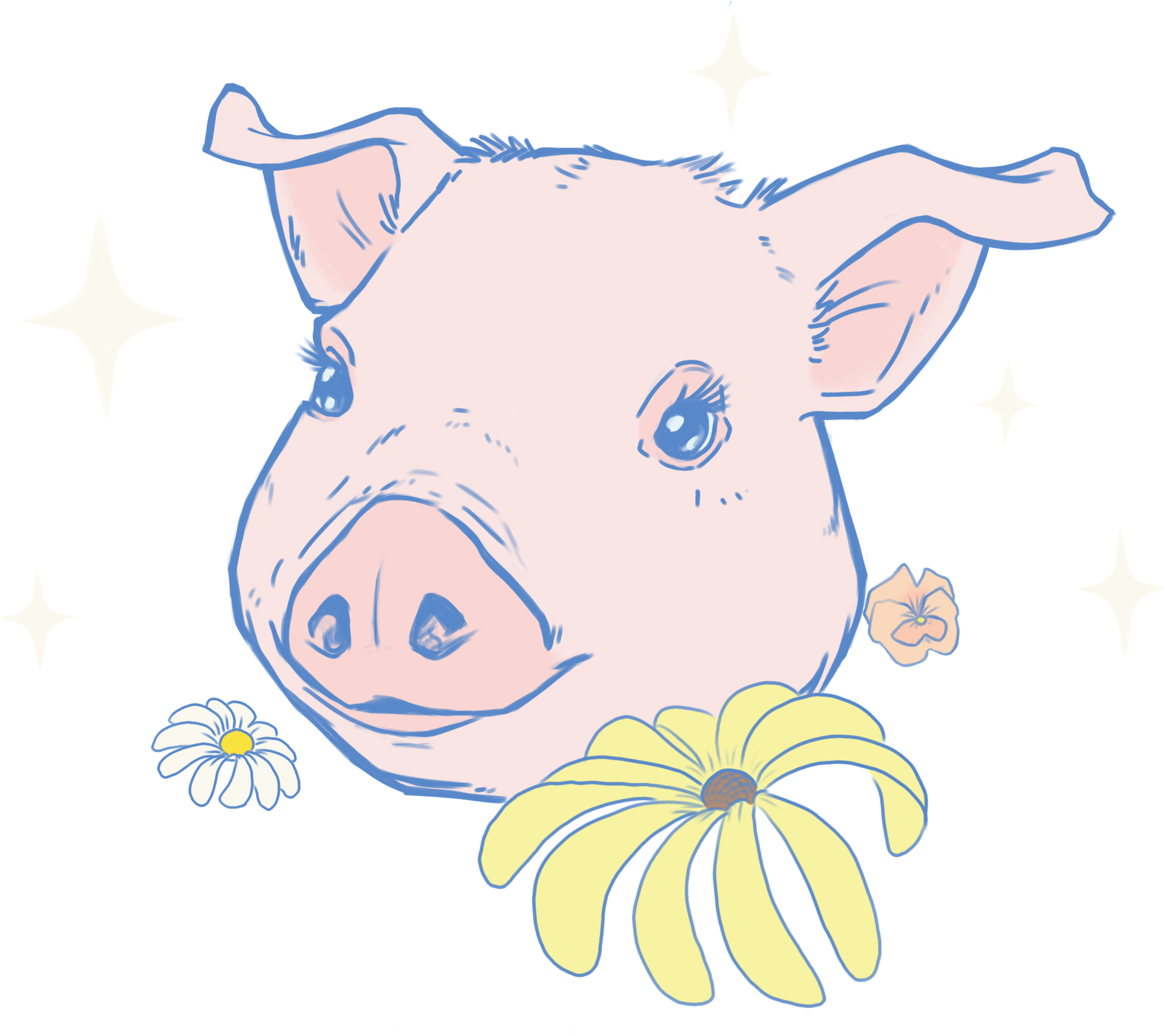 Domestic Pig , Png Download - Domestic Pig Clipart (2160x1910), Png Download