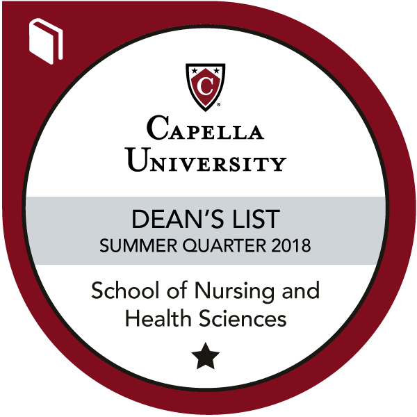 School Of Nursing And Health Sciences - Capella University Clipart (600x600), Png Download