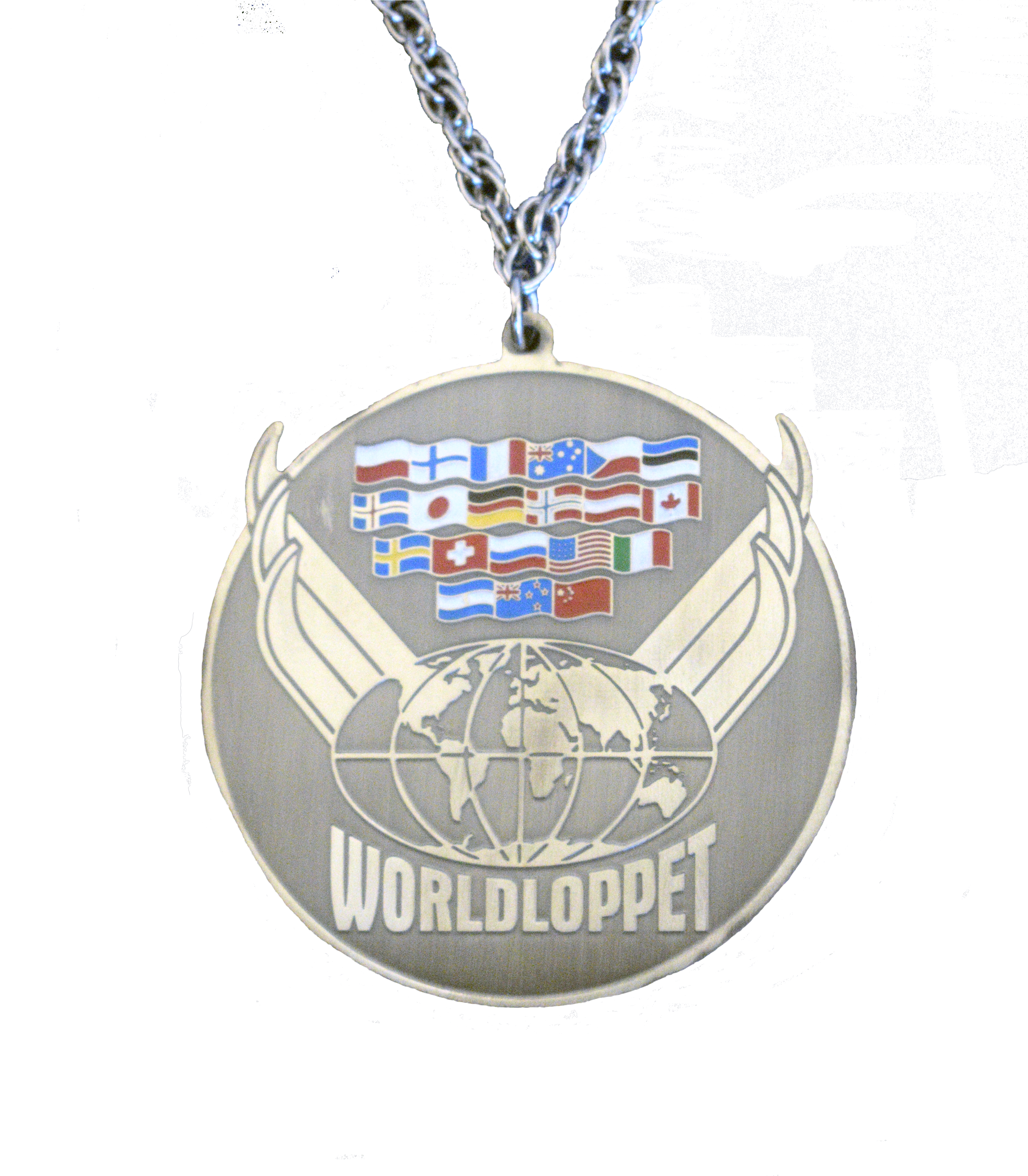 Worldloppet Silver Master Medal - Locket Clipart (3728x4288), Png Download
