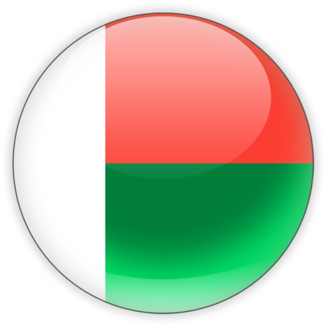 Madagascar Flag Circle Clipart (640x480), Png Download