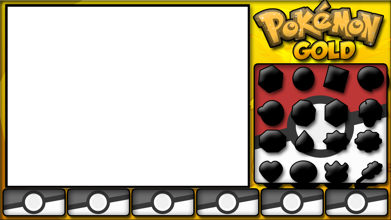 Xd72zjz - Pokemon Heart Gold Overlay Clipart (1280x720), Png Download