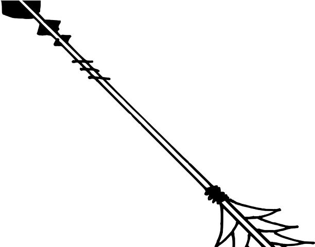 Drawn Arrow Silhouette - Insect Clipart (640x480), Png Download