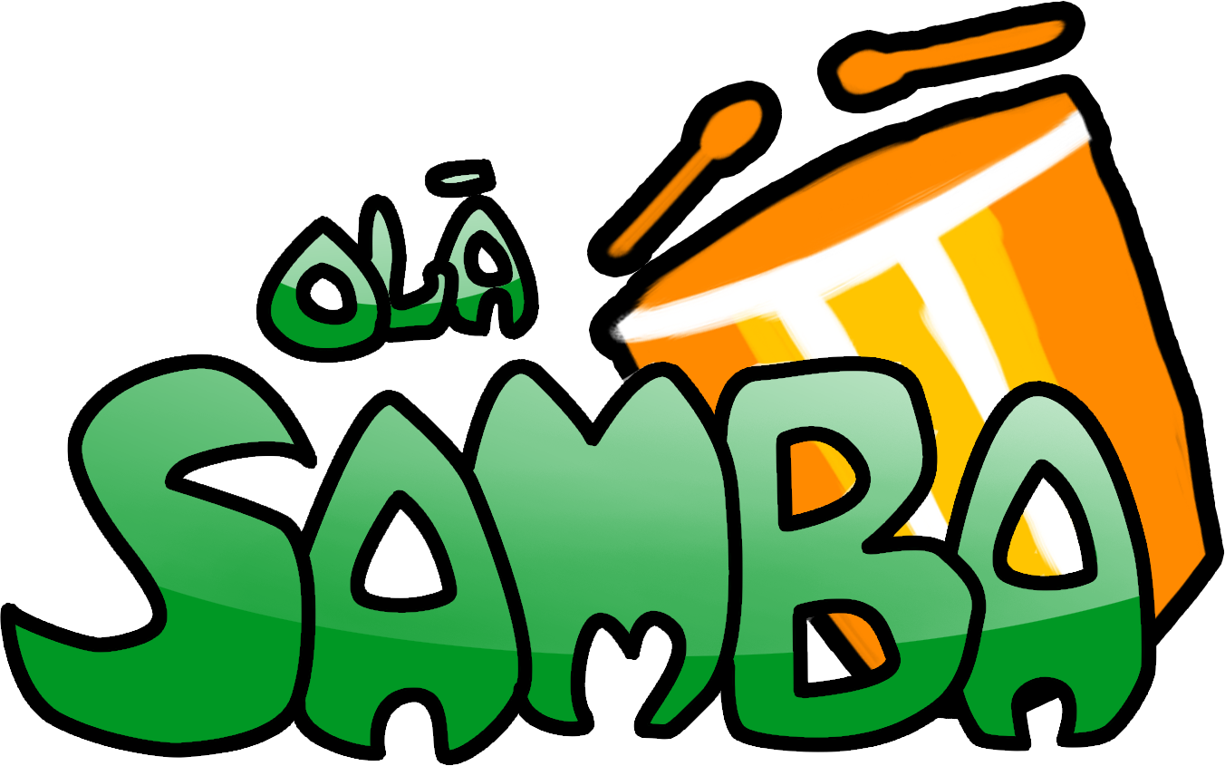 Samba Drumming Clipart (1352x845), Png Download