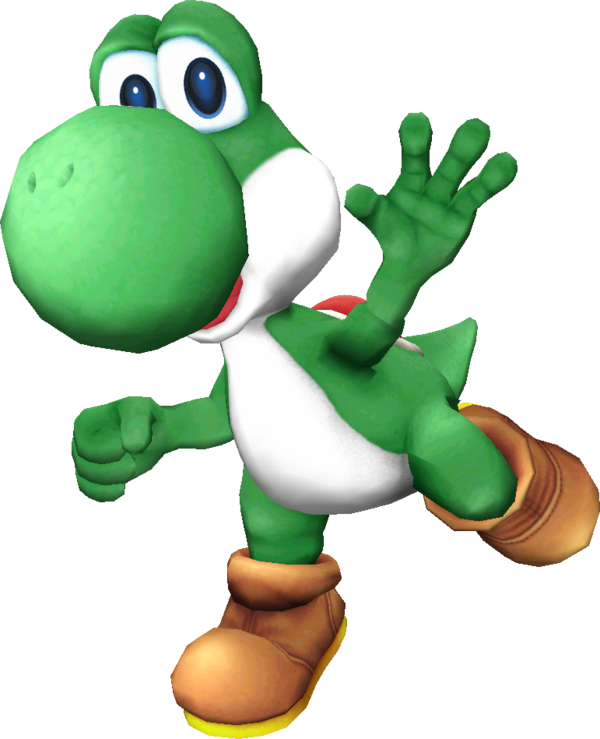 Super Mario Kart 64 Apk Super Mario Kart 64 Apk - Super Smash Bros Yoshi Render Clipart (600x739), Png Download