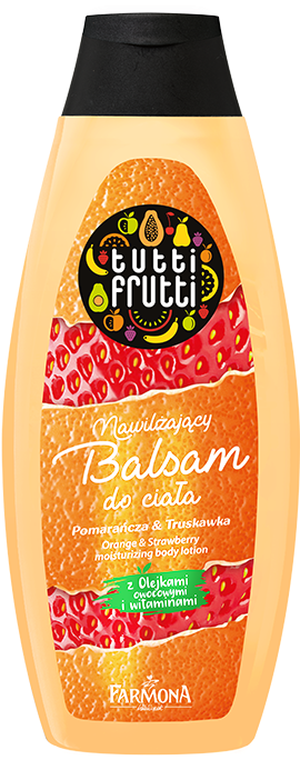 Balsam Do Ciala Truskawka Pomarancza Tutti Frutti - Balsam Do Ciała Clipart (600x700), Png Download