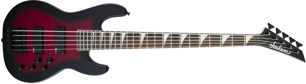 Js Series Concert™ Bass Js3vq, Rosewood Fingerboard, - Jackson David Ellefson Cb X Clipart (1186x327), Png Download