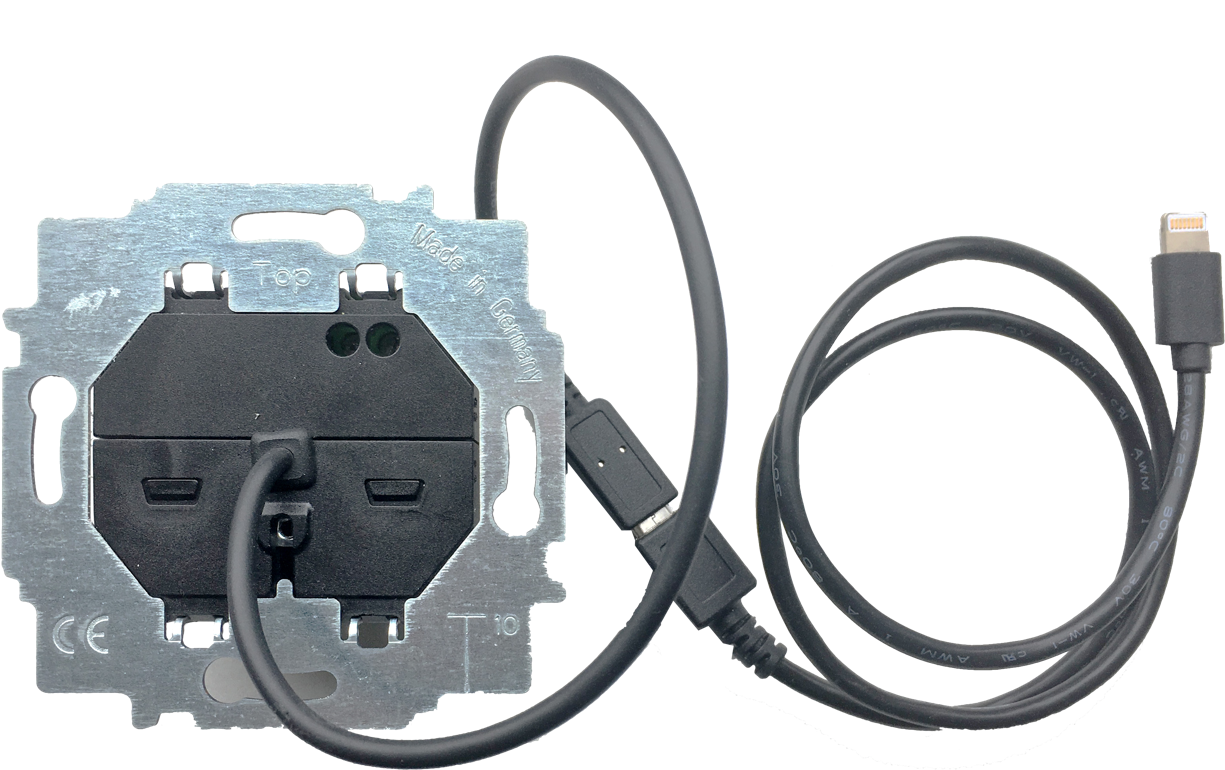 Scharge S17 Lighning - Usb Cable Clipart (1264x1264), Png Download