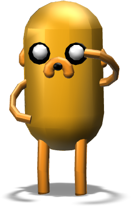 Jake The Dog - Cartoon Clipart (749x562), Png Download