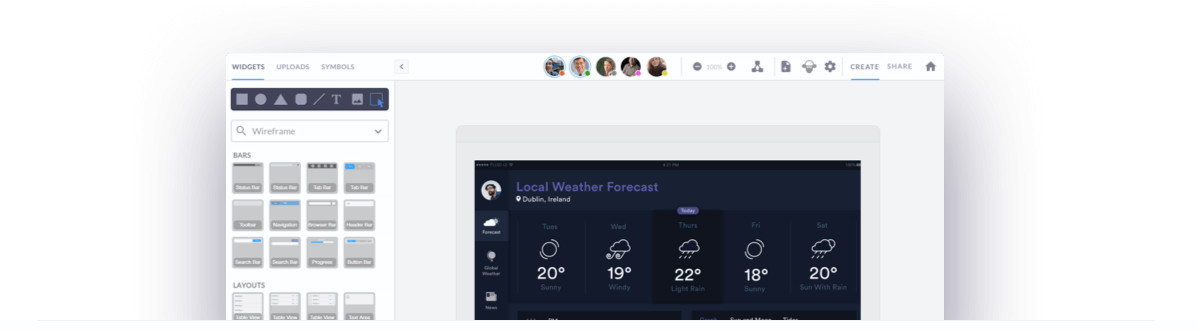 Please Visit Fluid Ui On Your Desktop To Start Prototyping - Fluid Ui Clipart (1198x331), Png Download