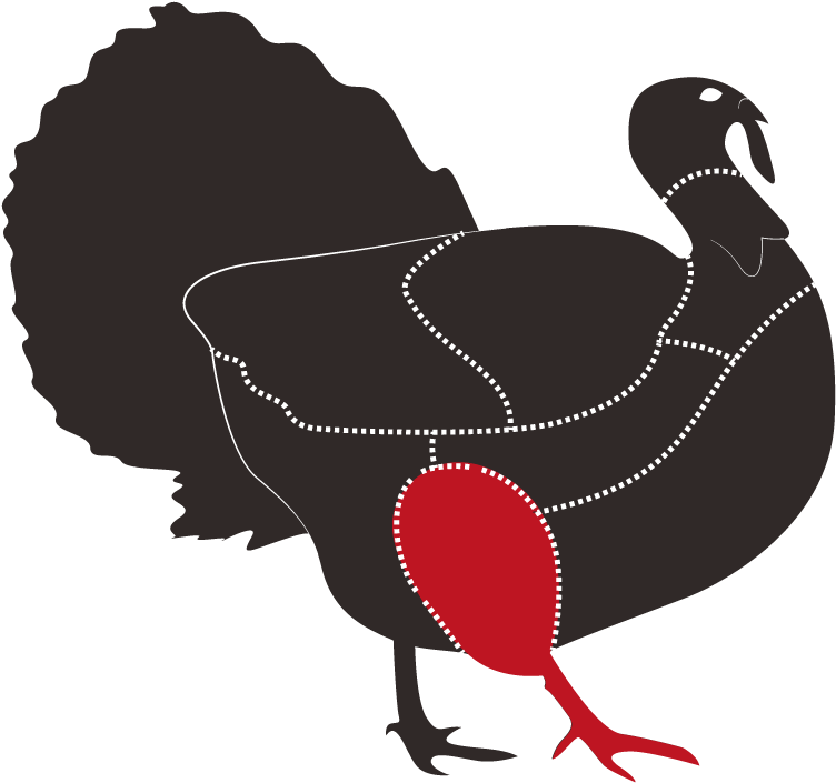 Pierna De Pavo - Stock Illustration Clipart (970x804), Png Download