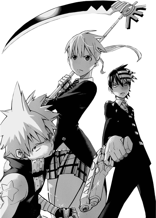 Kid Soul Eater Death The Kid Black Star Maka Maka Albarn Maka Soul