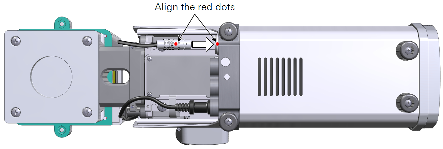 It Connects To The Light Source Connecter Under The - Rotary Tool Clipart (1412x486), Png Download