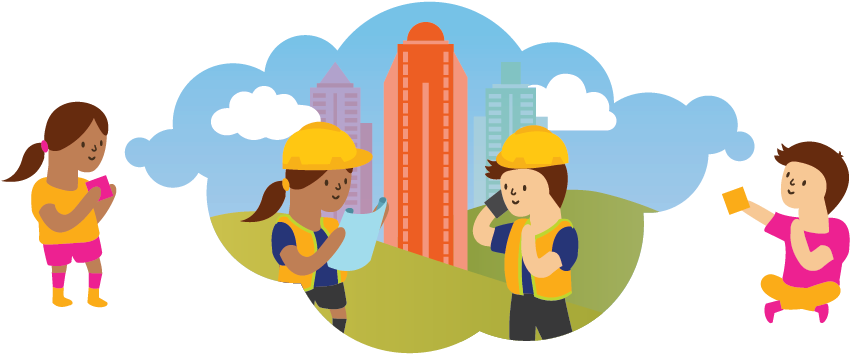 Preschool Png - - Cartoon Clipart (1000x417), Png Download