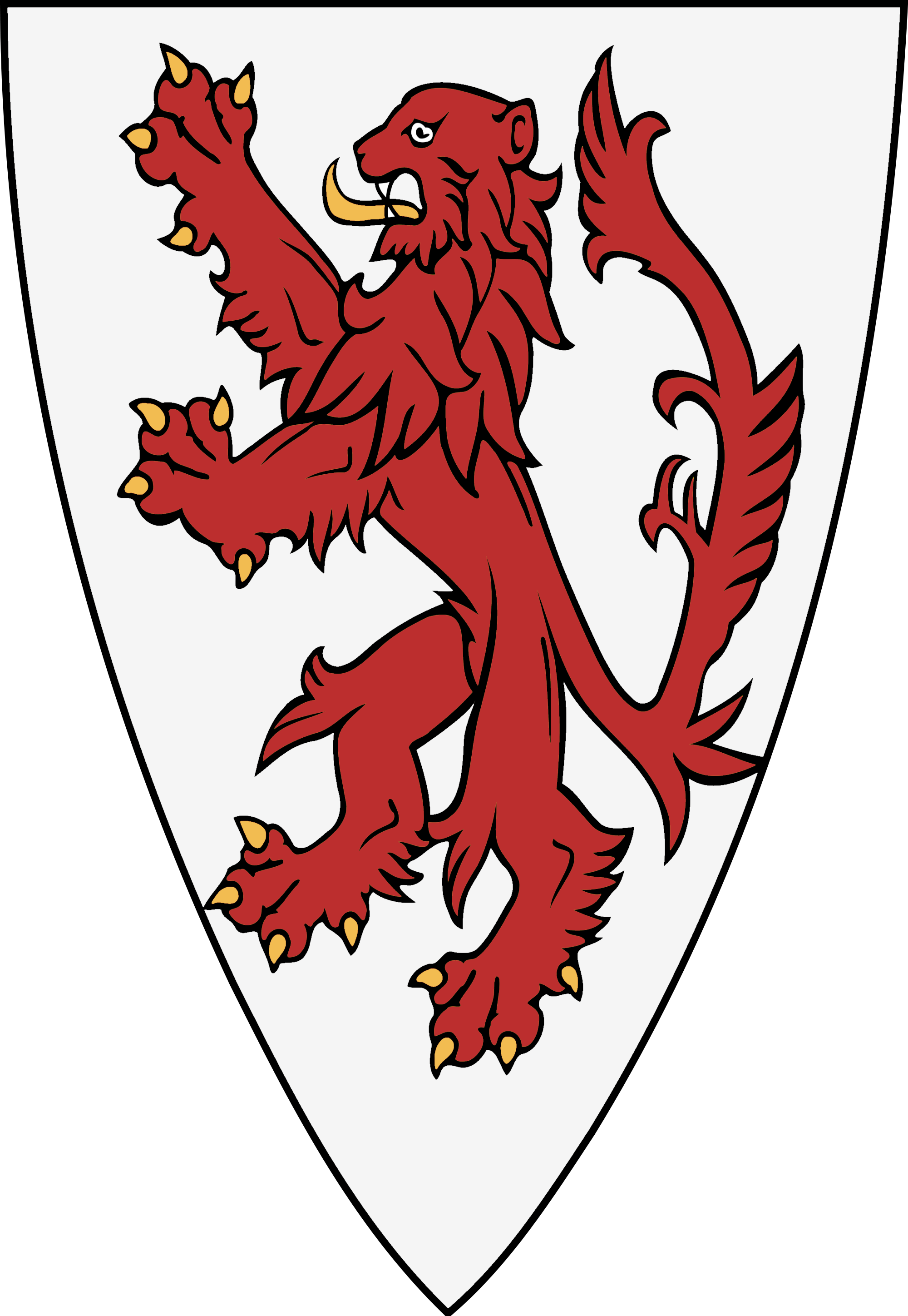 Fictionalarms Of Peter, High King Of Narnia, Emperor - Richard The Lionheart Symbol Clipart (2000x2897), Png Download