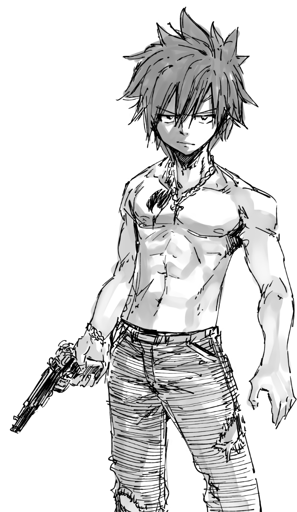 Download Fairy Tail Ft Render Transparent Sfw Gray Fullbuster Gray