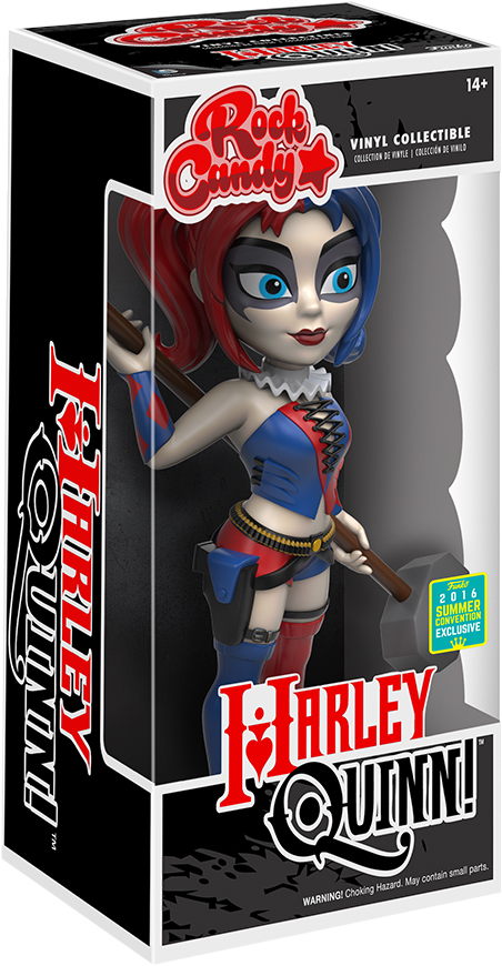 Enlarge - Harley Quinn Rock Candy Figure Clipart (458x869), Png Download