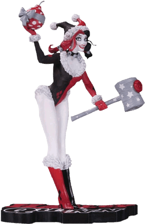 Statues And Figurines - Harley Quinn Red And Black Clipart (600x600), Png Download