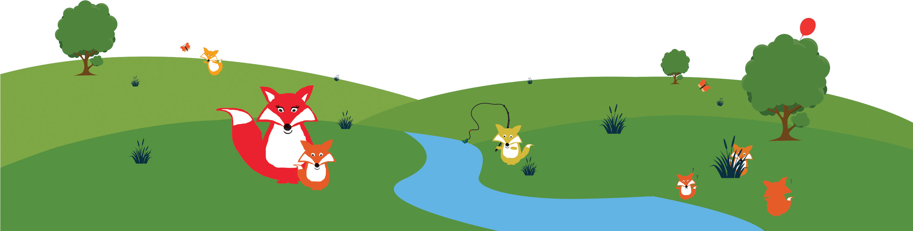 2019 Ferrymead Preschool & Nursery - Illustration Clipart (3117x827), Png Download